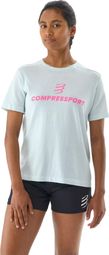 T-Shirt Compressport Podium Grey Donna