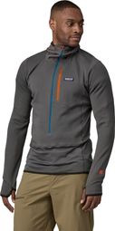 Patagonia R1 Sudadera <p><strong> con</strong></p>capucha Forro polar Gris