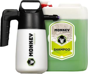  Kit de cuidado del champú Monkey's Sauce + pulverizador SuperFoam 5L 