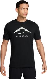 Nike Trail Logo T-Shirt Schwarz Männer
