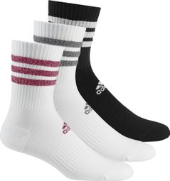 Lot de 3 paires de chaussettes adidas Glam 3-Bandes CushionedSport