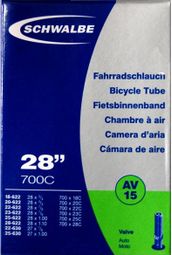 SCHWALBE Chambre à Air AV15 700x18-28 Schrader 28'' (18/28-622/630)