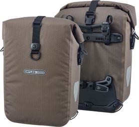Ortlieb Gravel-Pack 29L (2x14,5L) QL2.2 Paar fietstassen Donker zandgrijs Beige