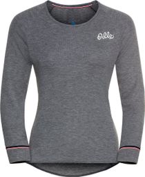 Maglia a manica lunga Odlo Active Warm Originals Eco Grey da donna