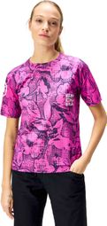 Endura Grid Floral Women's Short Sleeve Jersey Limited Edition Pink