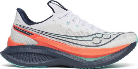 Chaussures Running Saucony Endorphin Pro 5 Blanc/Bleu/Orange Femme