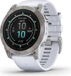 Garmin Epix Pro Gen 2 Sapphire Titanium 51mm Wit Zilver Sporthorloge