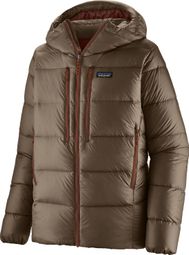 Doudoune à Capuche Patagonia Fitz Roy Down Hoody Marron Homme