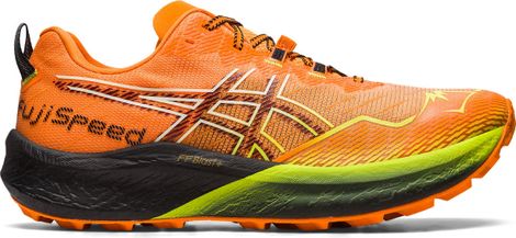 Asics Fujispeed 2 Naranja Negro Zapatillas de Trail para Hombre