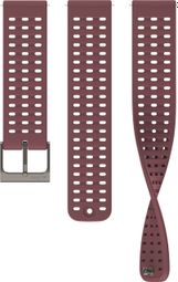Bracelet de Montre Silicone Suunto Athletic 2 22mm Dark Ruby - Bordeaux