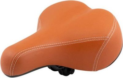 Selle de vélo Marron - Selle Confort Gel Hommes/Femmes