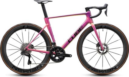 Bicicleta de carretera Cube Litening AIR C:68X SLT Shimano Dura-Ace Di2 12V 700 mm Rosa Beamfibre 2027