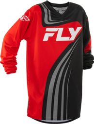 Fly Racing F-16 long sleeve jersey Black/Red/White Child