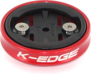 K-EDGE Montaje de la tapa de gravedad Garmin Rojo