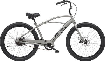 Beach Cruiser Électrique Electra Cruiser Go! Step-Over Single Speed 250 Wh 27.5'' Titanium 2022