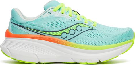 Chaussures Running Saucony Guide 19 Bleu/Jaune/Orange Femme