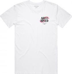 T-Shirt Manches Courtes Troy Lee Designs Pink Slips Blanc