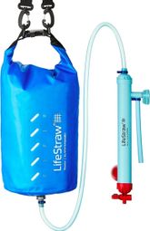 Sac à eau LifeStraw Mission avec filtre à eau-12 litres-Bleu