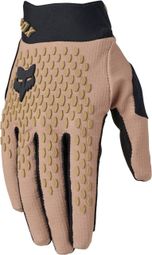 Fox Defend Brown Sugar Beige Lange Handschuhe für Damen