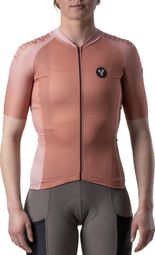 LeBram Glières Women Short Sleeves Jersey Terracotta Pink