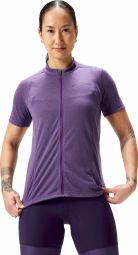 Women's Endura Loop Full Zip Violet short sleeve jersey