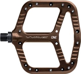 OneUp Wave Bronze Flat Pedals