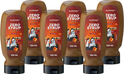 Yummy Zero Syrup (6x320ml) - Superset Nutrition - Caramel - Sirops Zéro Calories