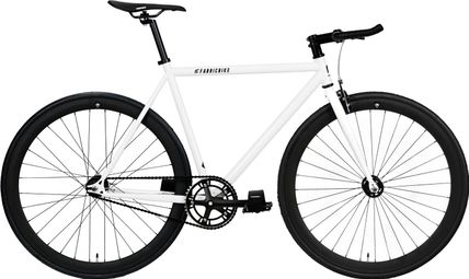 Vélo Fixie FabricBike Original PRO 28   Pignon fixe  Hi-Ten Acier  Blanc et noir mat