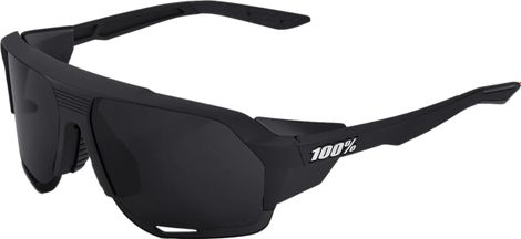 100% Gafas - Norvik - Negro Mate - Lentes Grises Peakpolar