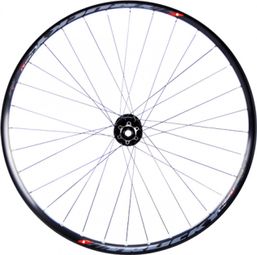 Roue vtt 27.5  av jante noir mach1 trucky boost tub.ready. disque 6t axe traversant 15x110