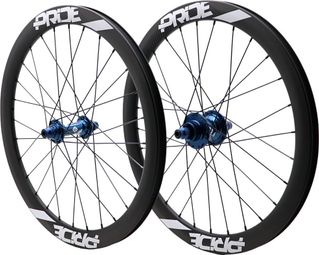 Paire de Roues Carbone Expert Pride Gravity Mat Control V1 Disque Bleu