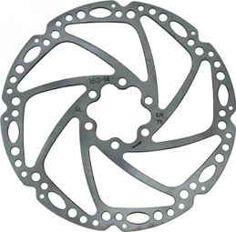 DISQUE DE FREIN VTT 6 TROUS TEKTRO BRAKE 160mm ARGENT