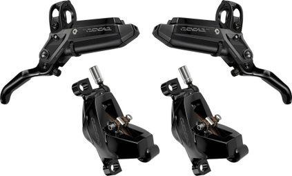 Set di freni a disco Sram Code Silver Stealth (senza rotore) 950 mm / 2000 mm Nero