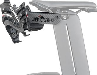 XLAB Aero Carbon Wing System GEN 2 Flaschenhalter mit Gorilla-Flaschenhaltern in Schwarz