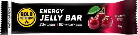 GoldNutrition Jelly Bar with Caffeine and Cherry Flavor, 30 g