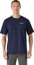 Patagonia P-6 Logo Blauw Heren T-shirt met Korte Mouw