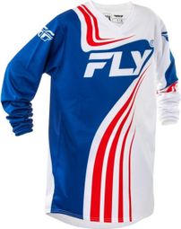 Fly Racing F-16 long sleeve jersey Red/White/Blue Child