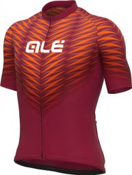 Alé Thorn Burgundy Short Sleeve Jersey