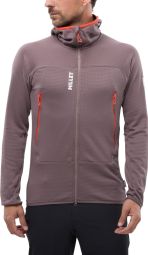 Millet Fusion Grid Hoodie Bruin Heren