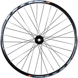 Roue Avant VTT 27.5" – Jante Mach1 Klixx Noire, Axe Traversant 15x100, Disque 6 Trous (neuve)