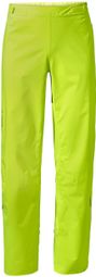 Vaude Moab Rain Pants Fluorescent Yellow