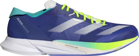 Chaussures Running adidas Adizero Adios 8 Bleu/Vert Unisexe