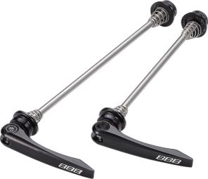 BBB Quick Release axle titanium LIGHTBLOCK 130 Black