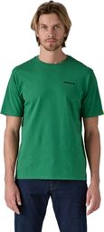 T-Shirt Manches Courtes Patagonia P-6 Logo Vert Homme