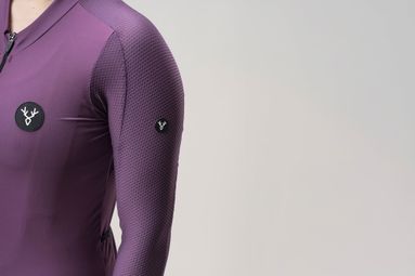 Maillot Manches Longues Femme LeBram Turini Violet Prune — vue 4