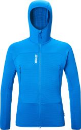 Millet Fusion Grid Hoodie Blauw Heren