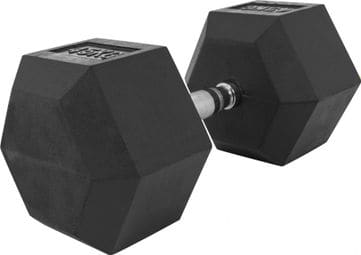 Haltères hexagonaux Gorilla Sports PRO - De 2 à 50 KG - Poids : 45 KG