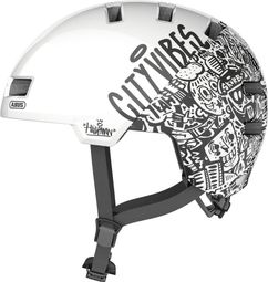 Bol-Helm Abus Skurb Ace Silver / Weiß