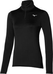 Women's Mizuno Impulse Core 1/2 zip top Black