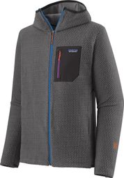 Polaire Patagonia R1 Air Full-Zip Hoody Gris